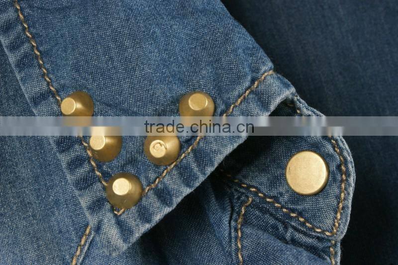 GZY cotton jeans long shirt jeans jacket sewing machine price jeans factory china2017