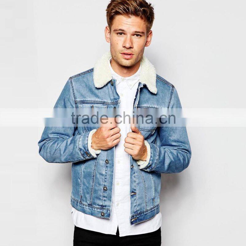 wholesale winter latest design jacket for men with fur collar and fur paddings