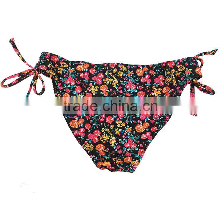 Custom design molded cup bathing suit Chinese style bikini swimwear
