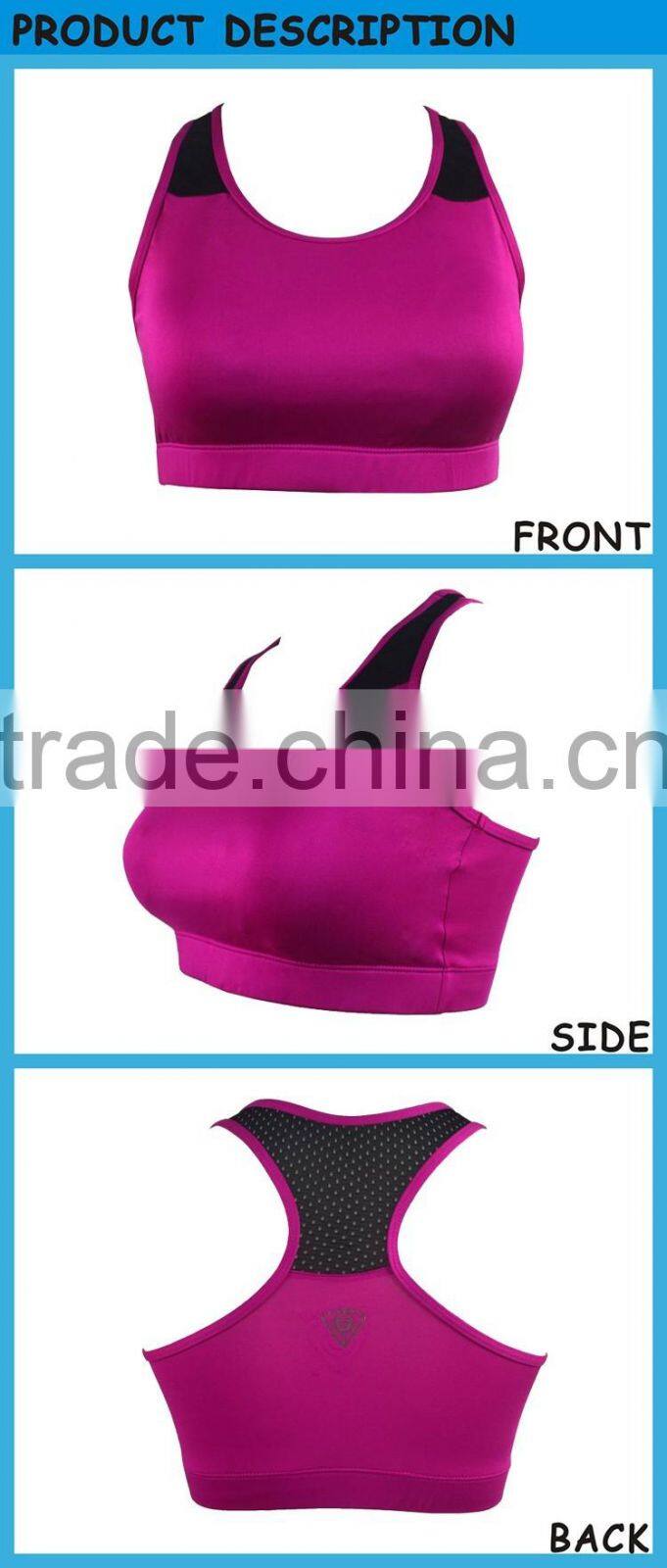 OEM Design Dry Fit Fitness Workout Sports Bra/Gym Yoga Sports Bra for women