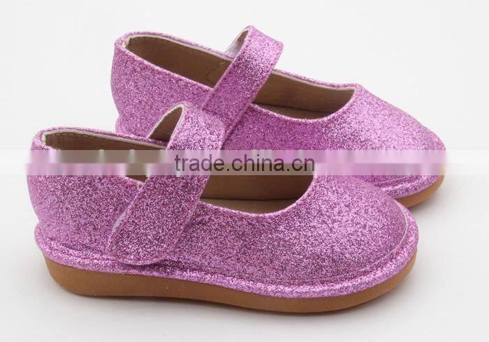 Wholesale high quality lovely fancy kids wholesale squeaky shoes