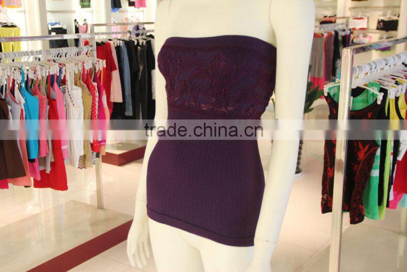 Lady Seamless Strapless Sexy Tube Tank Top