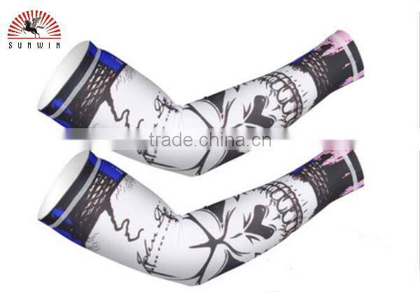 Best selling custom sublimation cool soccer/basketball sport arm protection warmers arm sleeve