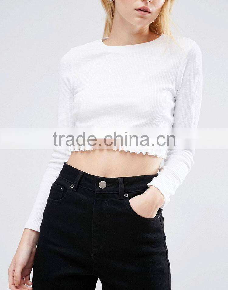 Guangzhou Shandao OEM Casual Summer Women O-neck Short Sleeve 180g 100% Cotton Cropped T-shirt
