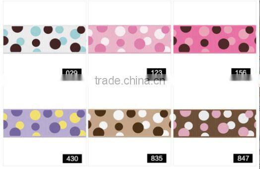 hi-ana ribbon 181 colorful polka dot printed ribbon,polka dot satin/grosgrain ribbon for christmas