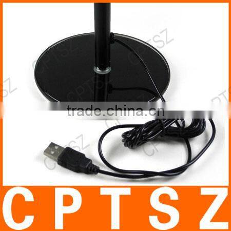 TOTIN TT-LT001D Eye-Protection 24-LED White Light Reading Working Table Lamp - black