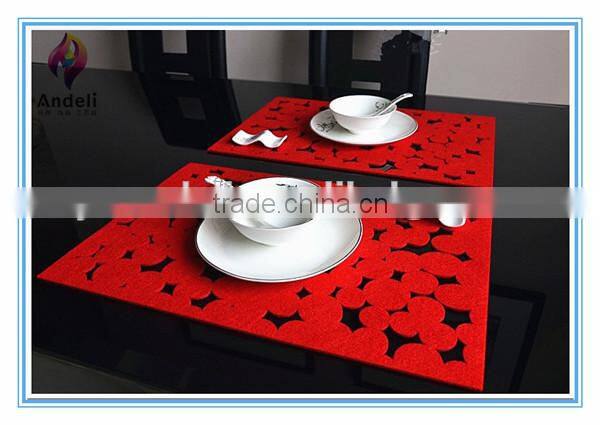 Felt table runner set , table mat, dinner felt mat set