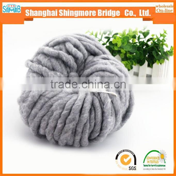alibaba china fashion yarn exporter Shingmore bridge cheap sales high quality 0.1Nm chunky yarn for knitting