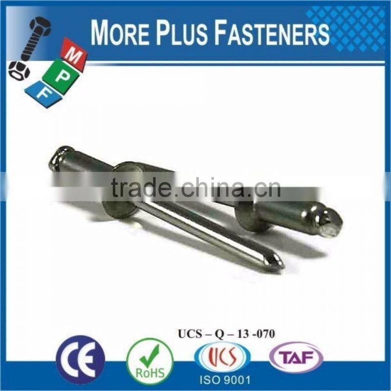 Made in Taiwan Stainless Steel Colour Finish Black Phosphate Pop Rivet