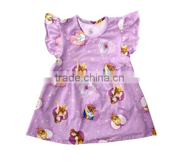 Boya high quality remake dress girls striped frocks designs polka dot sleeveless unique baby dress