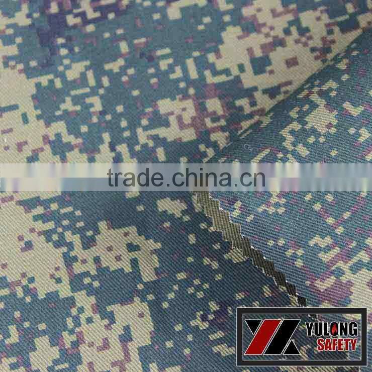 Low Formaldehyde EN11612 Cotton Anti Flame Fabric For Military