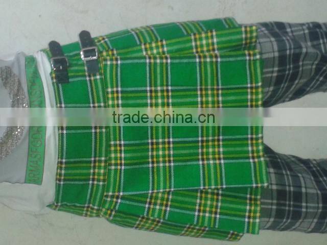 Ladies Black Watch Scottish Women, Girl Pleated Mini Kilt Skirt