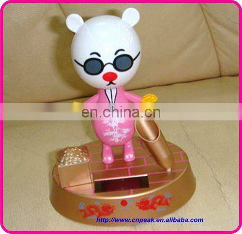 Snowman Flip Flap Solar Powered Moving * New *