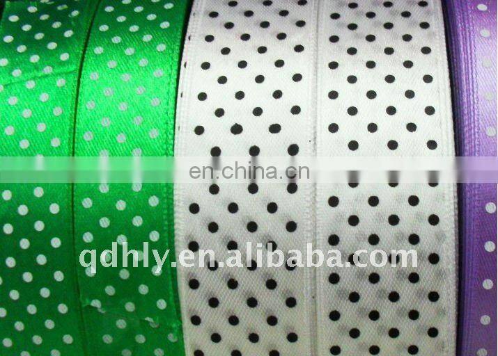 Colorful satin ribbon, polyster satin ribbon