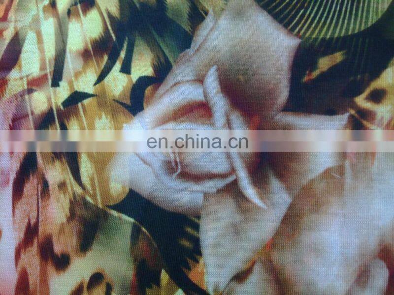 Shaoxing winfar New Designs DTY Polyester Custom Digital Printed Scuba Fabric