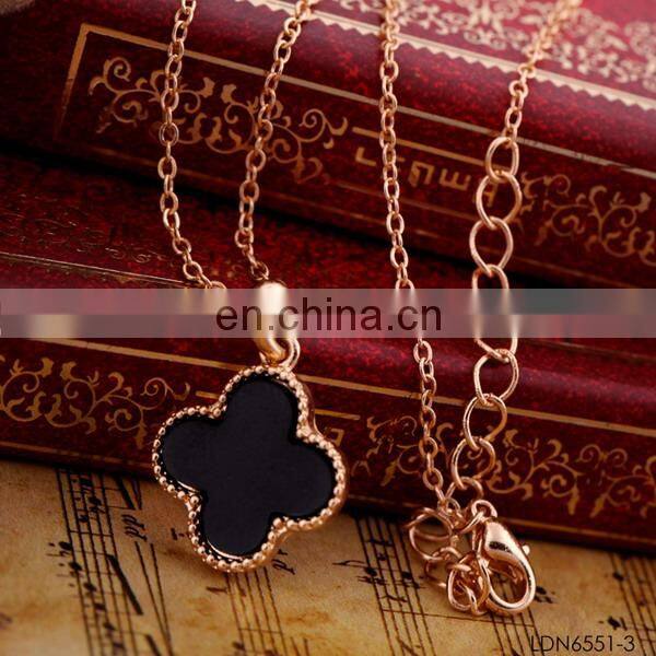 Make a wish juese and enamel pendant necklace hot selling jewelry