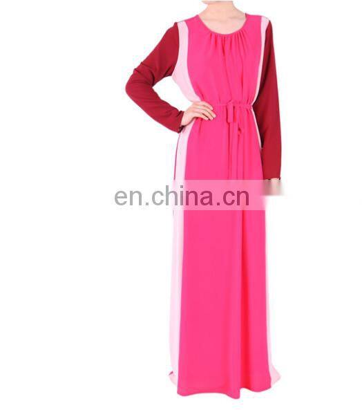 Muslim women's fashion large size abaya dress wholesale muslim women dress (Mu042610)