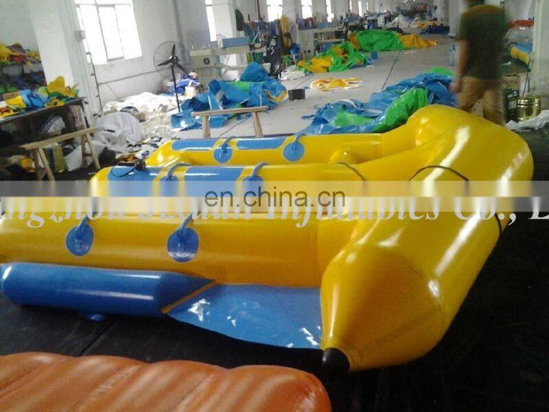 3 person inflatable banana boat/ flying fish boat