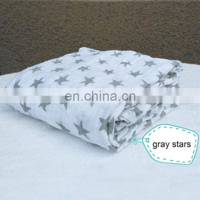 Elinfant organic 100% bamboo Cotton Baby Swaddle Wrap, Muslin Swaddle Baby Blanket