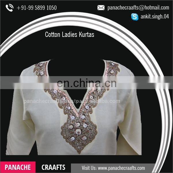 Wholesale Latest Fashion Embroidered Clothes Ladies Long Kurti Designs