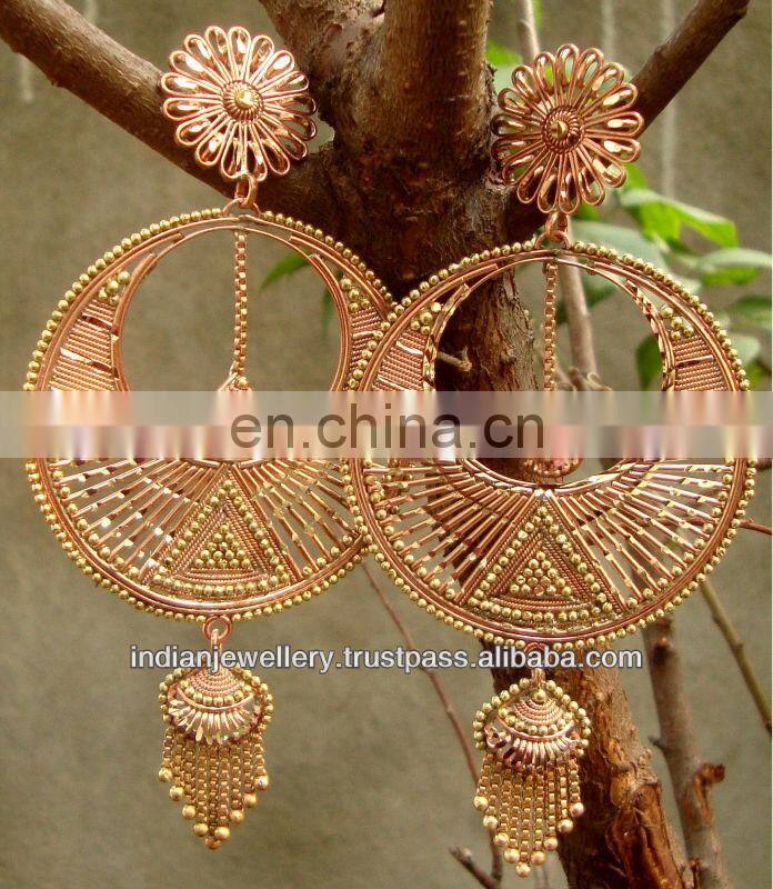 copper jewellery earrings manufacturer, copper jewelery earring exporter