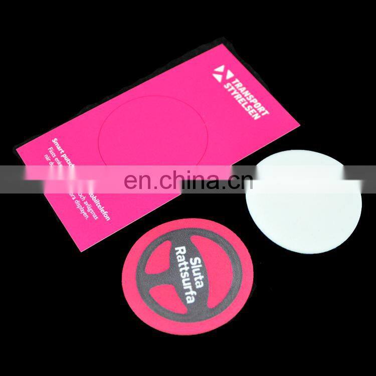 printed mobile screen magic cleaning pad