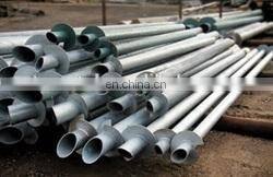 self color zinc plated anchor earth ground screw pile