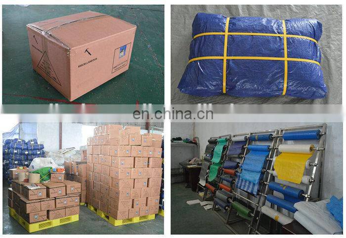 Plastic Blue White Striped Sunshade Stripe Tarpaulin Covers