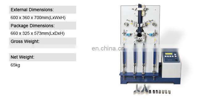 Zipper Testing Machine Zipper Fatigue Test Equipment