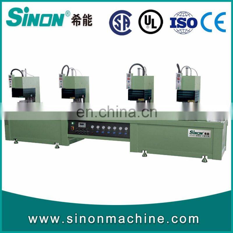 Four Head PVC Profile Window and Door Making Seamless Welding Machine UPVC Window Making Machine