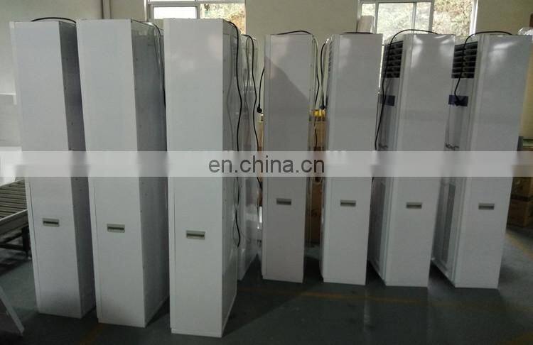 Vertical dehumidifier for swimming pool have heater function