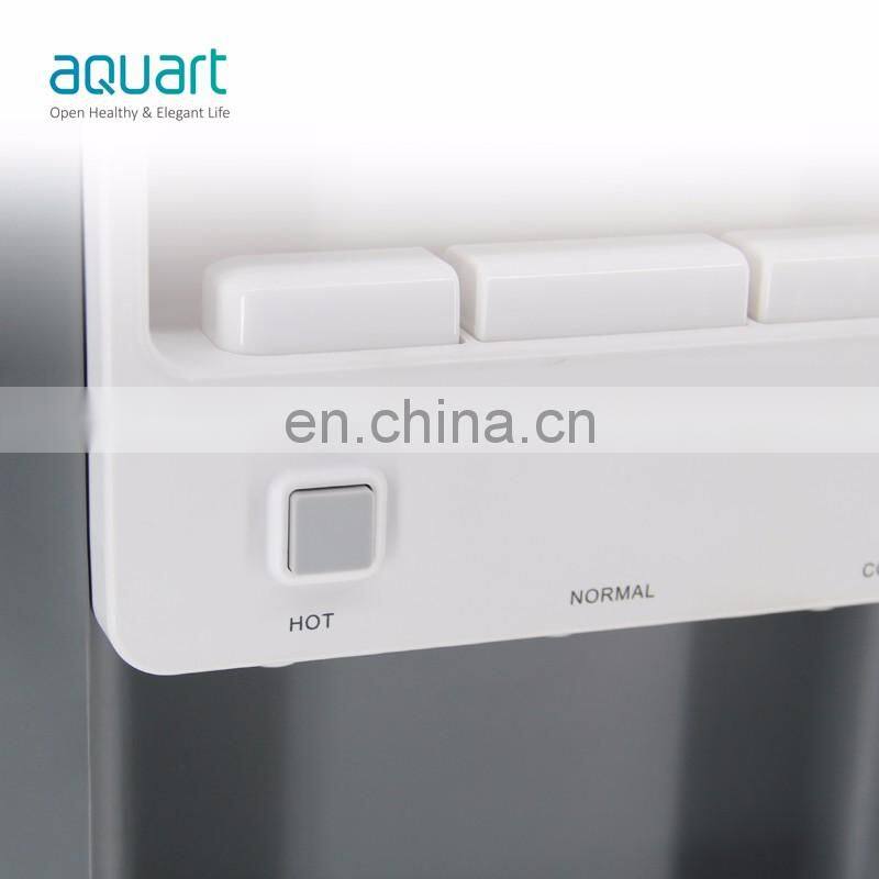 Electric  cooling standing water dispenser  with storage cabinet /Three taps standing water cooler for home