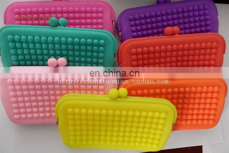 Female Like Clutch Glasses And Cosmetic Purse Phone Card Holder Case Women Clutch Bags Silicone Coin Wallet