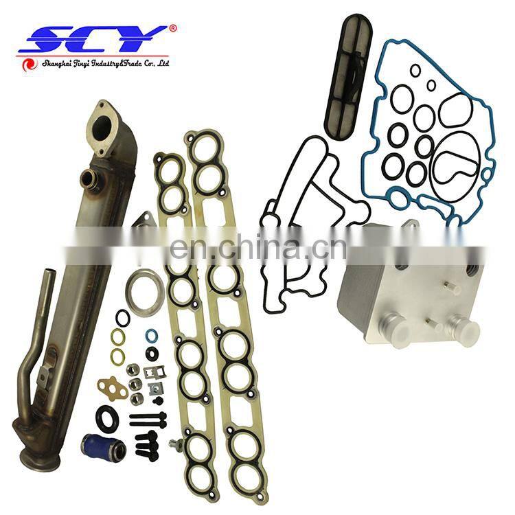 Upgraded EGR Cooler Kit & Oil Cooler Kit For Ford 6.0L Powerstroke Diesel Turbo  4C3Z9P456AA 3C3Z6A642CA