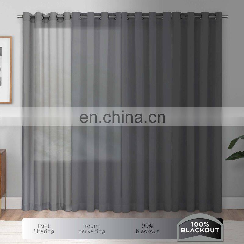 geometric Print light filtering Blackout Panel Window Curtain holdback