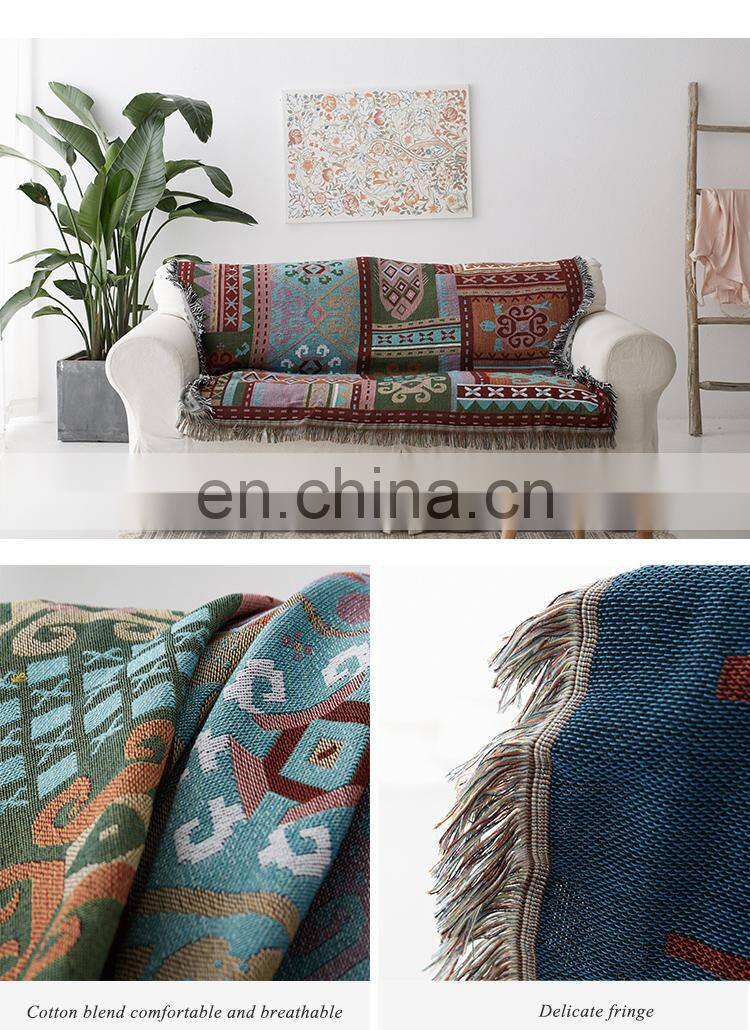 Hot sale best price blanket ethnic cotton beach boho woven throws decorative throw blankets amazon