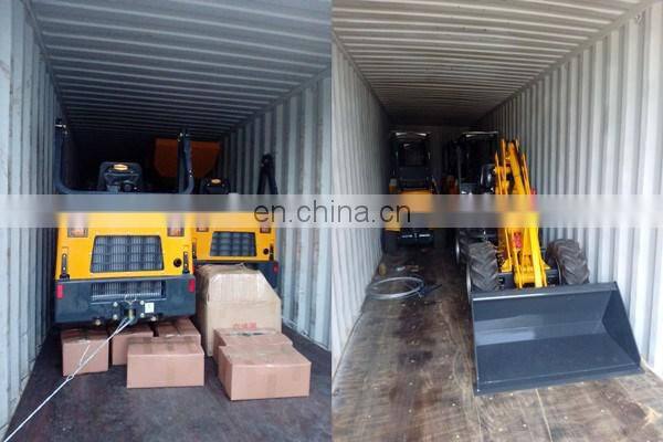 hysoon HD10L mini wheel loader with fork and bucket