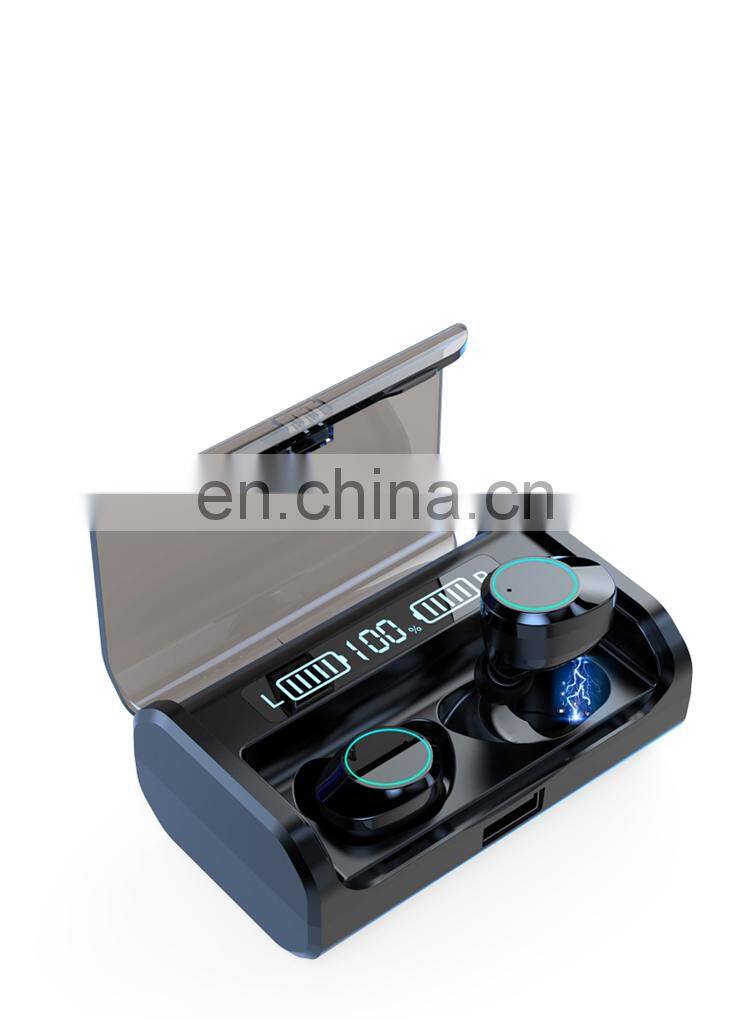 Smart Touch HIFI Headset Waterproof mini tws earbuds with LED Display Large Capacity Battery Case