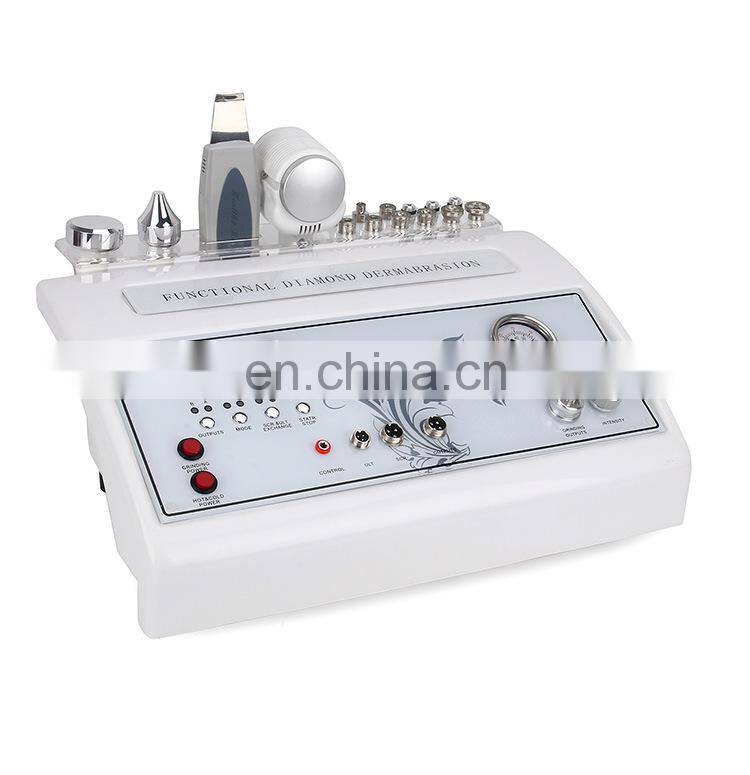 Portable 4 In 1 Ultrasonic Skin Scrubber Photon Diamond Microdermabrasion Machine for Sale