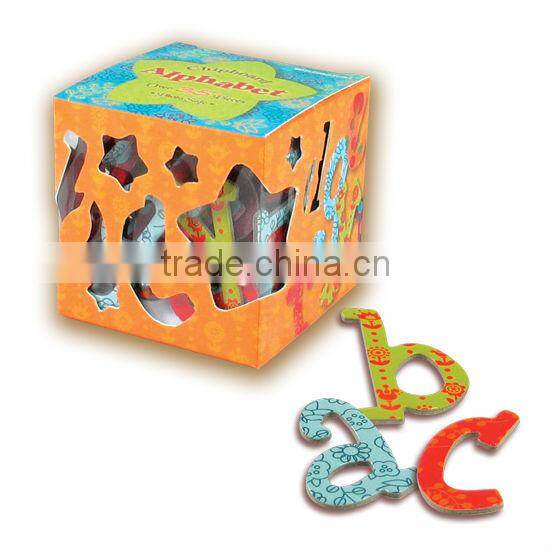 DIY Decor Craft Cube Box Scrapbook Chipboard Alphabet Letter