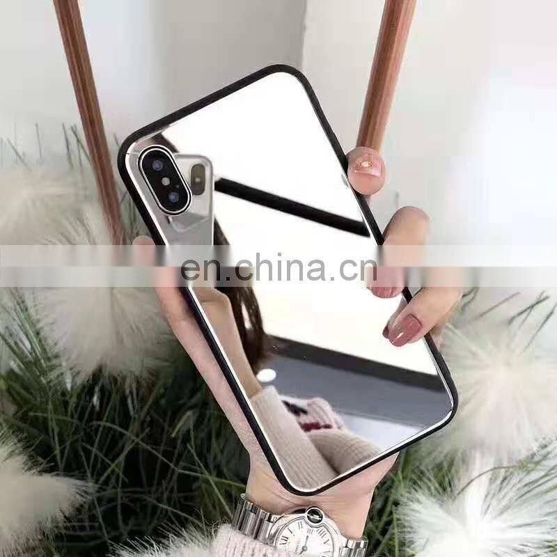 OEM phone case box importer For Iphone X Mobile Shell Personality IP8/7plus Mirror Glass 6s waterproof case phone water proof