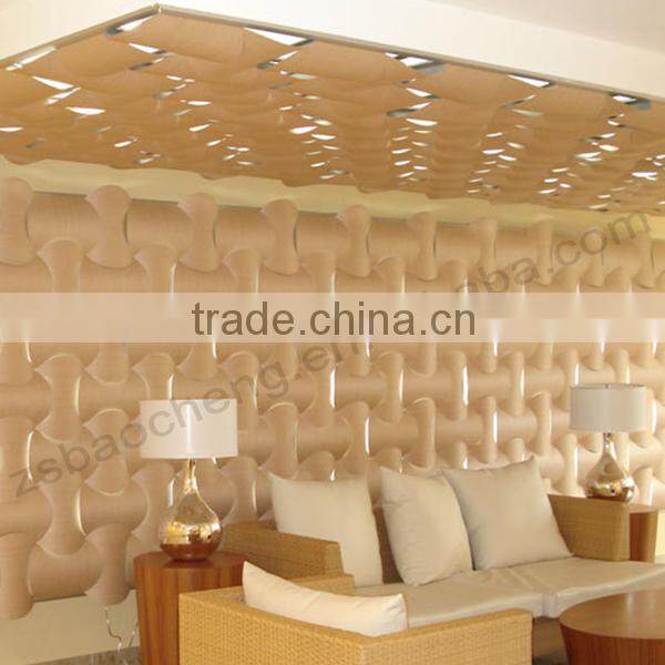Combination Price commercial bamboo 3d decoration stone wall panel