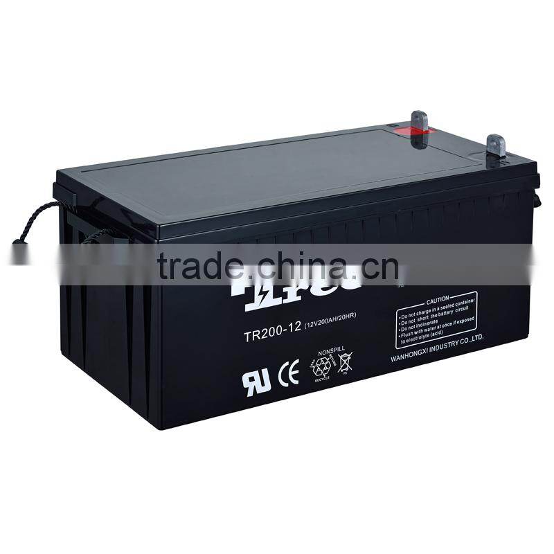 MF rechargeable Ups Battery Agm12v 200ah For UPS System Manufacturer
