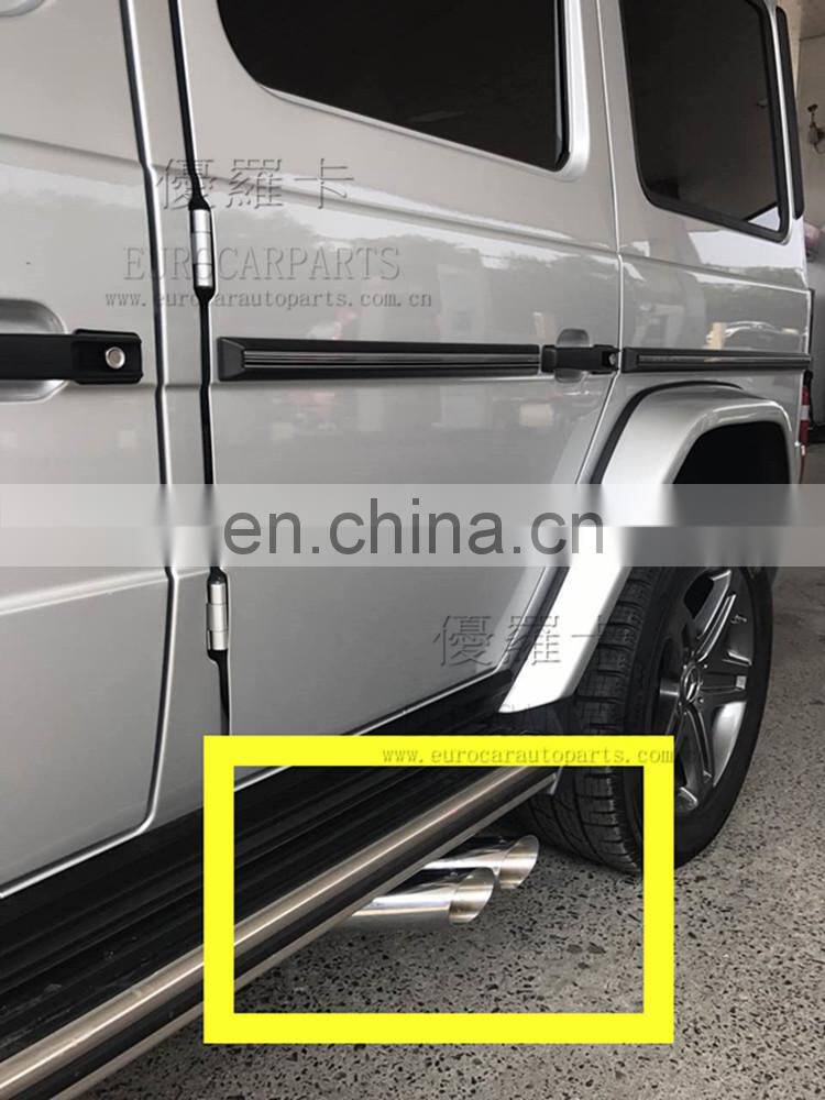 G class G350 Diesel version exhuast system to B style muffler tips for G350D w463 AUTO PARTS 2017 2016