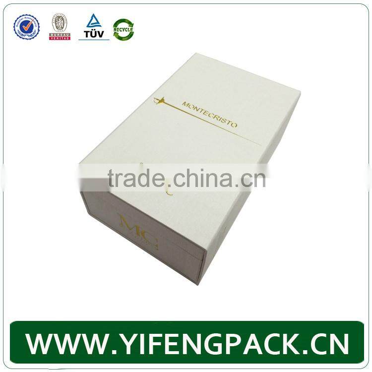 custom cardboard white large rigid paper gift boxes with eva insert