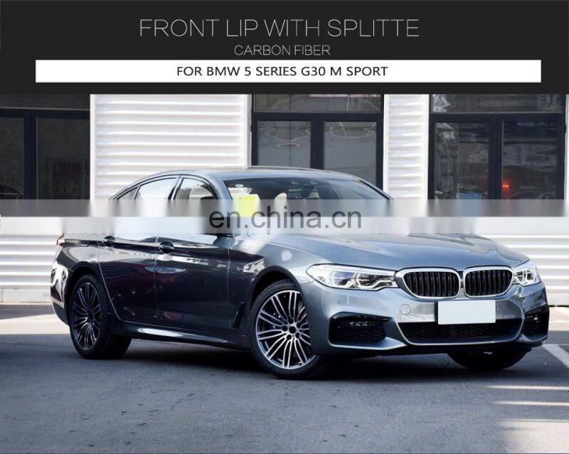 Carbon Fibre Bumper Front Lip Apron for BMW G30 M TECH G31 G38 520i 530i 540i M Sport 2017-2019