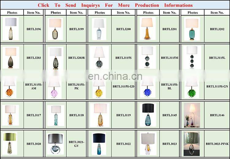 Gift set art supplies kerosene lamp antique style handmade glass desk lamp