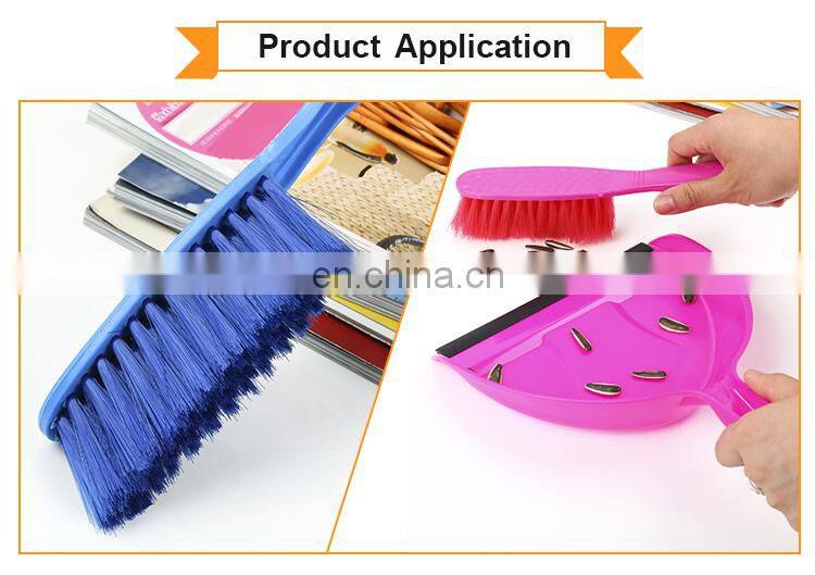 Low Price Small Mini Plastic Soft Broom Brush With Dustpan