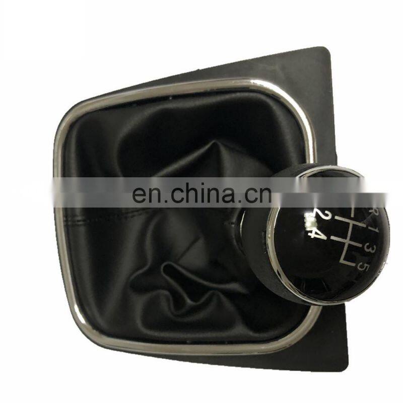 Complete Leather Gear Shift Knob With Boot For Golf5 MK5