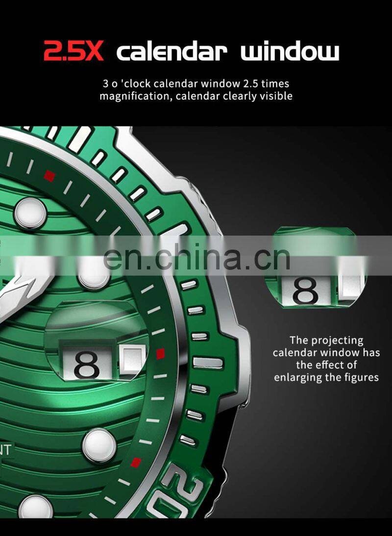 LIGE 6811 Men Watch Automatic Mechanical Watches Steel Waterproof watches men wrist military
